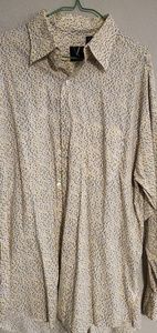 MENS LONG SLEEVE BUTTON UP SHIRT